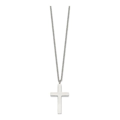 Stainless Steel Cross Pendant Necklace