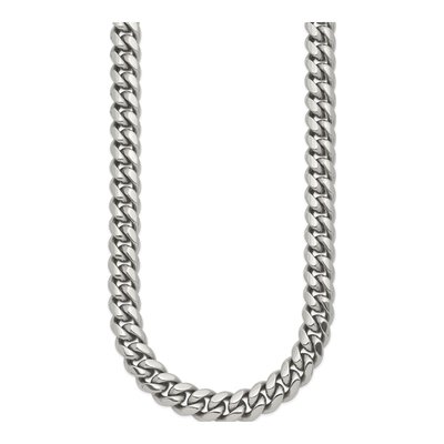 Men's Stainless Steel 10.15mm Curb Chain – view 3