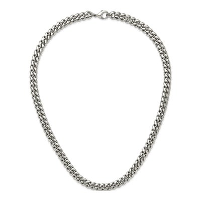 Men's Stainless Steel 10.15mm Curb Chain – view 5