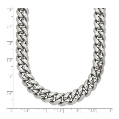 Men's Stainless Steel 10.15mm Curb Chain – view 6