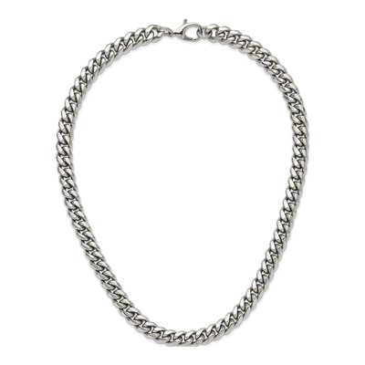 Men's Stainless Steel 11.92mm Curb Chain – view 5