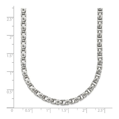 Stainless Steel 3.75mm Fancy Circle Open Link Chain – view 8