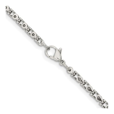 Stainless Steel 3.15mm Fancy Open Link Chain – view 6