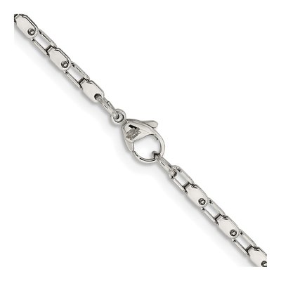 Stainless Steel 2.5mm Fancy Open Link Chain – view 4