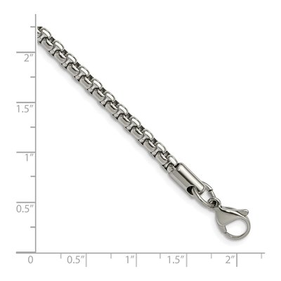 Stainless Steel 3.9mm Box Chain – view 6