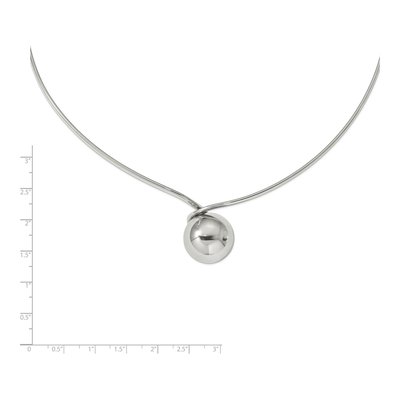 Stainless Steel Neck Wire Necklace – view 6
