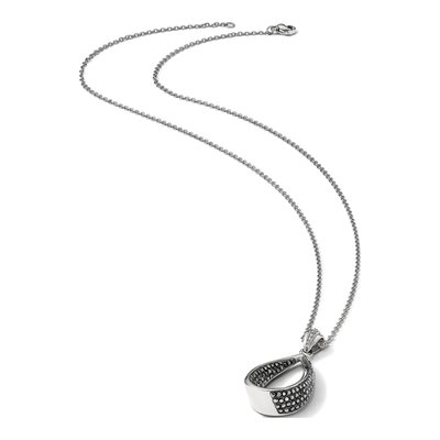 Stainless Steel Crystal Teardrop Pendant Necklace – view 5