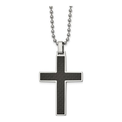 Stainless Steel Reversible Pendant Necklace – view 3