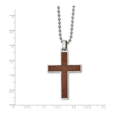 Stainless Steel Reversible Pendant Necklace – view 4