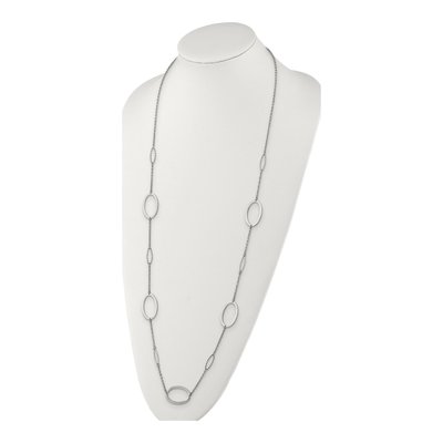Stainless Steel 1.4mm Fancy Oval Cable Chain – view 4