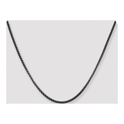Black Stainless Steel 2.6mm Box Chain – view 5