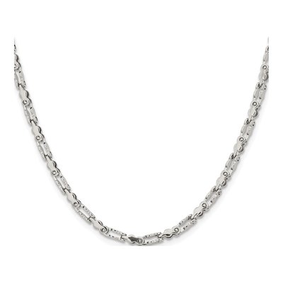Stainless Steel 3.4mm Fancy Open Link Chain – view 3