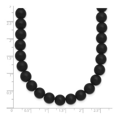 Stainless Steel Agate Necklace – view 6