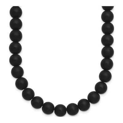 Stainless Steel Agate Necklace