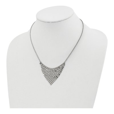 Stainless Steel Bib Necklace – view 3