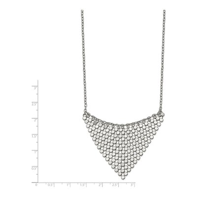 Stainless Steel Bib Necklace – view 4