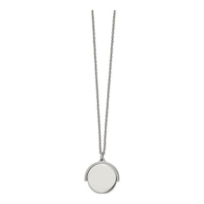 Stainless Steel Infinity Pendant Necklace – view 3