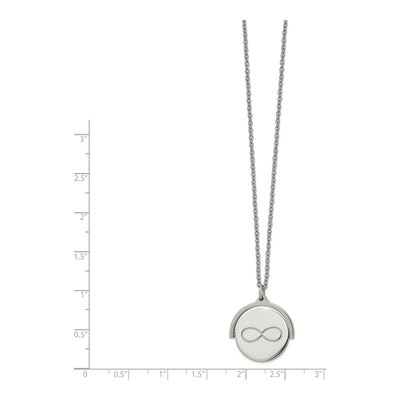 Stainless Steel Infinity Pendant Necklace – view 4