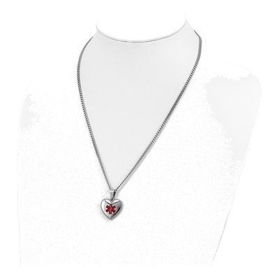 Stainless Steel Medical ID Necklace – view 4