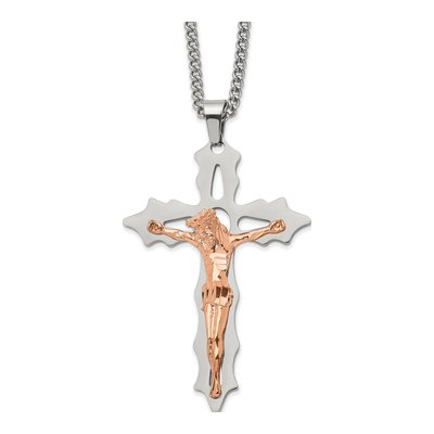 Stainless Steel Crucifix Necklace