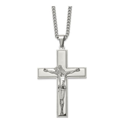 Stainless Steel Crucifix Necklace