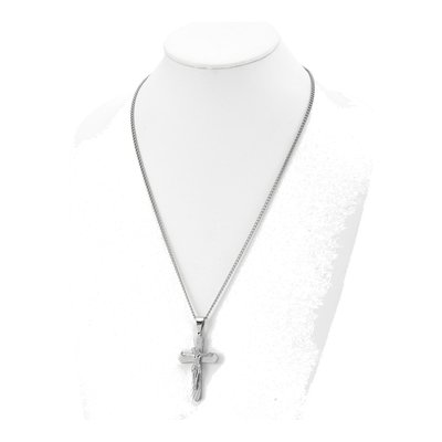 Stainless Steel Crucifix Necklace – view 3