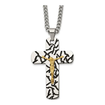Stainless Steel Crucifix Necklace
