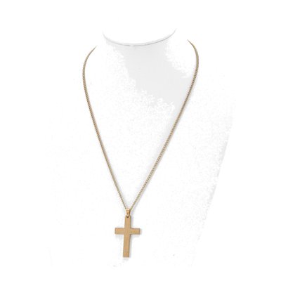 Stainless Steel Lord's Prayer Cross Necklace – view 3