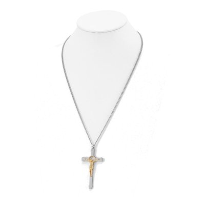 Stainless Steel Crucifix Necklace – view 3