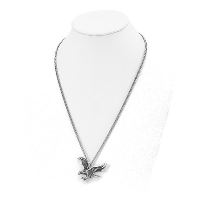 Stainless Steel Eagle Pendant Necklace – view 3