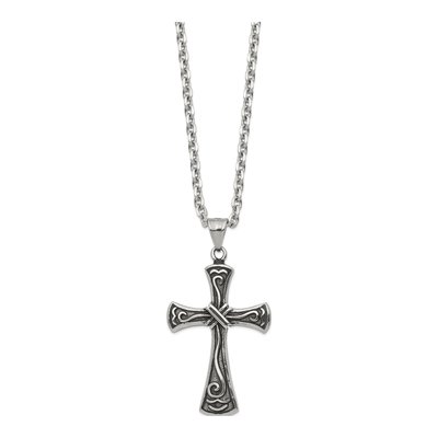 Stainless Steel Cross Necklace – view 3