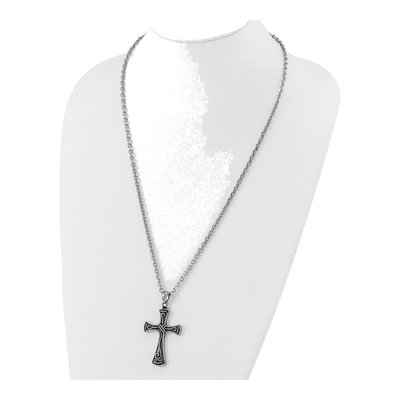 Stainless Steel Cross Necklace – view 4