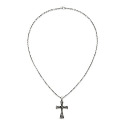 Stainless Steel Cross Necklace – view 5