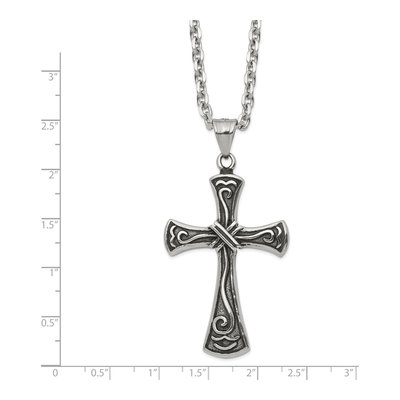 Stainless Steel Cross Necklace – view 6