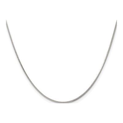 Stainless Steel 1.2mm Square Snake Chain – view 3
