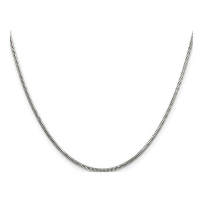 Stainless Steel 1.5mm Square Snake Chain – view 3