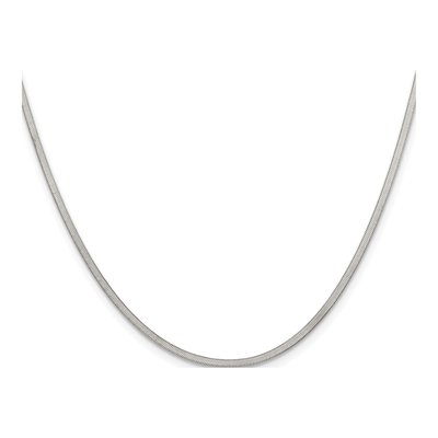 Stainless Steel 1.8mm Herringbone Chain – view 3
