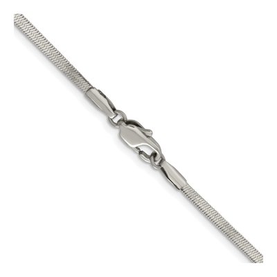 Stainless Steel 2.4mm Herringbone Chain – view 4