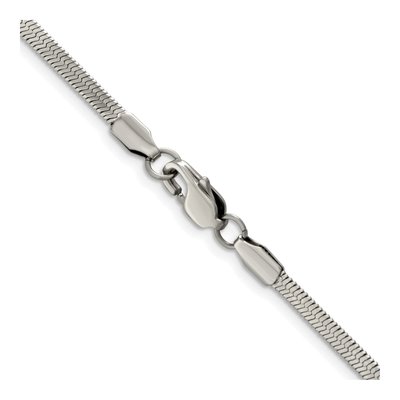 Stainless Steel 3.3mm Herringbone Chain – view 4