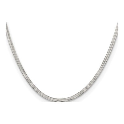 Stainless Steel 3.4mm Herringbone Chain – view 3