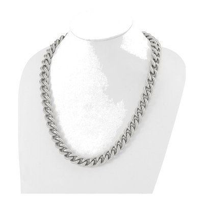 Men's Stainless Steel 14.5mm Curb Chain – view 5