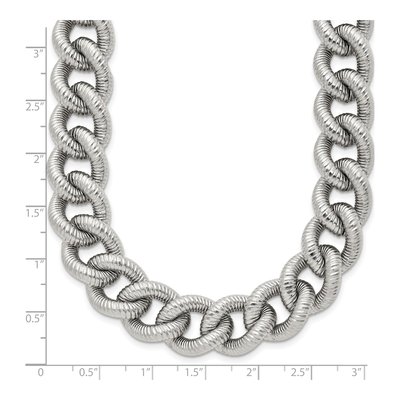 Men's Stainless Steel 14.5mm Curb Chain – view 7
