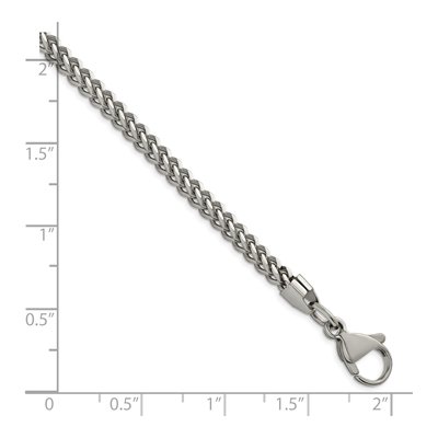 Stainless Steel 2.5mm Franco Chain – view 6