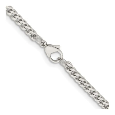 Stainless Steel 3mm Franco Chain – view 4