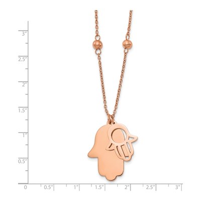 Stainless Steel Hamsa Necklace – view 6
