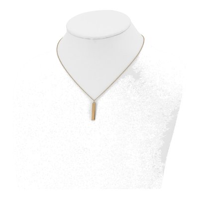 Stainless Steel Bar Necklace – view 3