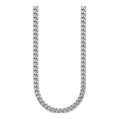 Stainless Steel 6mm Curb Chain – view 3