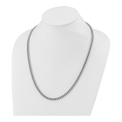Stainless Steel 6mm Curb Chain – view 4