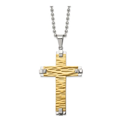 Stainless Steel Cross Pendant Necklace