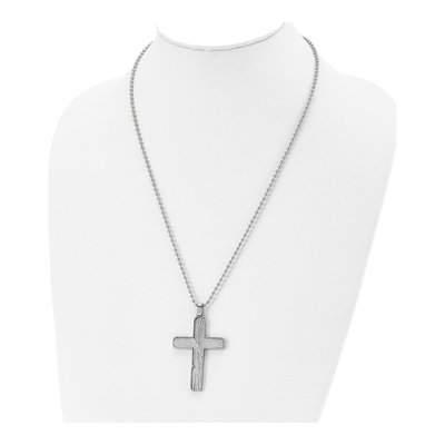 Stainless Steel Cross Necklace – view 3